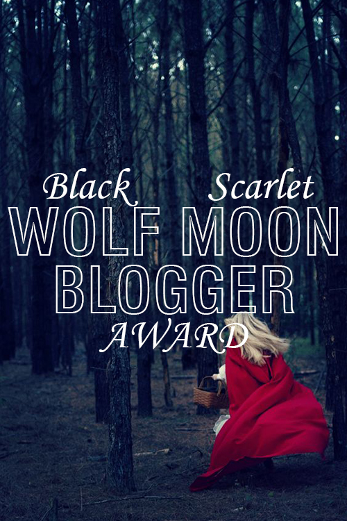black wolf scarlet moon